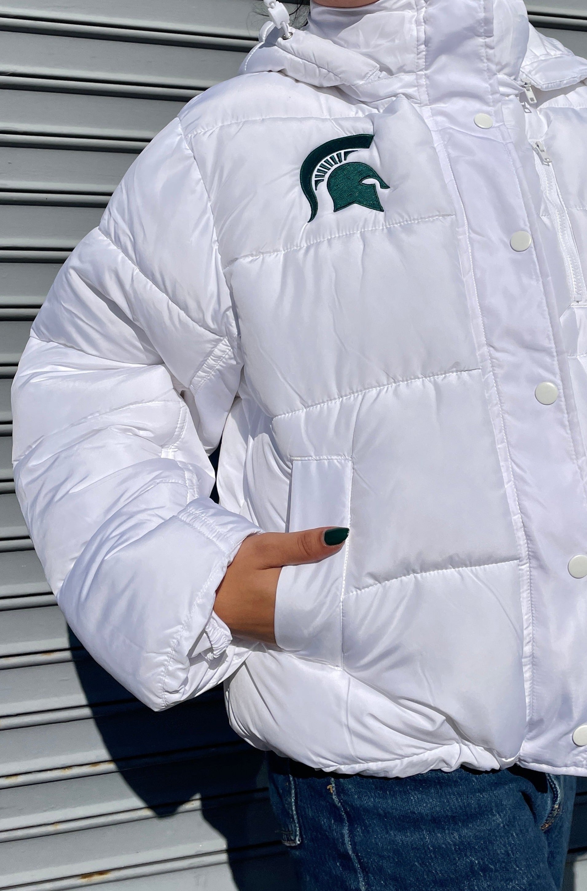 Michigan State University Poncho Heavy Weight Adult Hooded Poncho