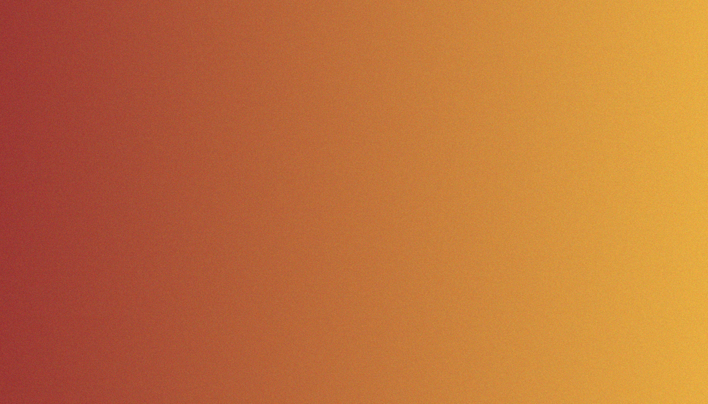 A gradient background transitioning from deep red on the left to bright yellow on the right.