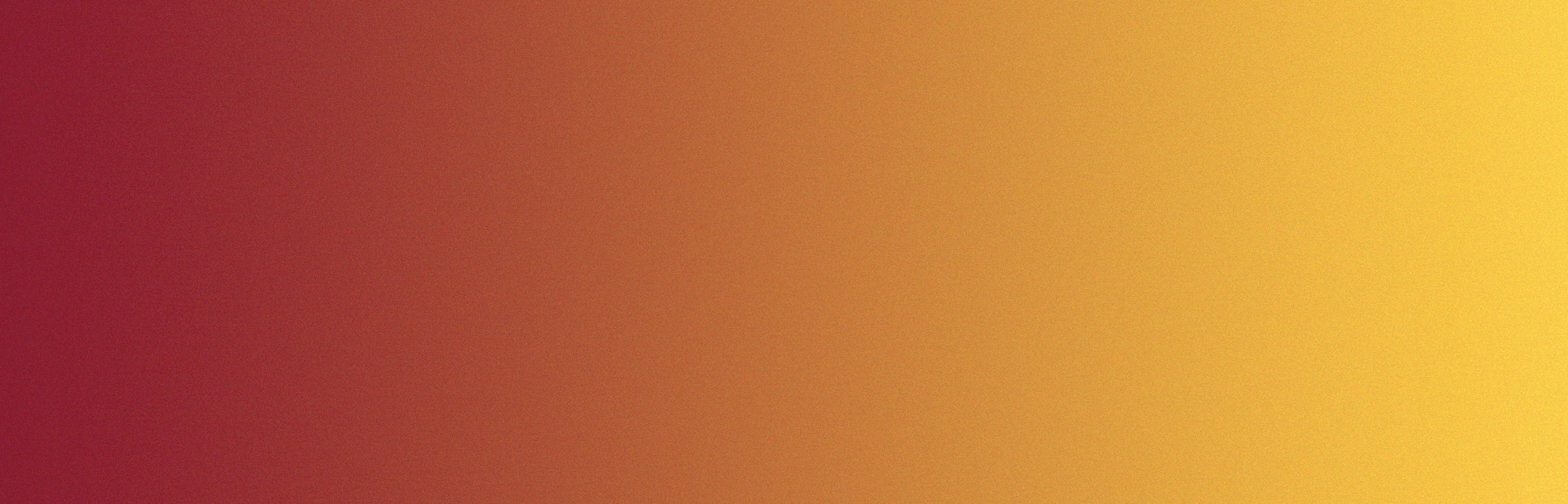 A gradient background transitioning from deep red on the left to bright yellow on the right.