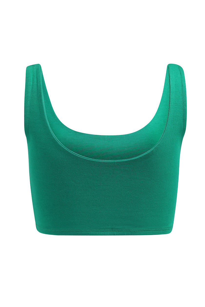 University of North Texas Scoop Neck Crop Top