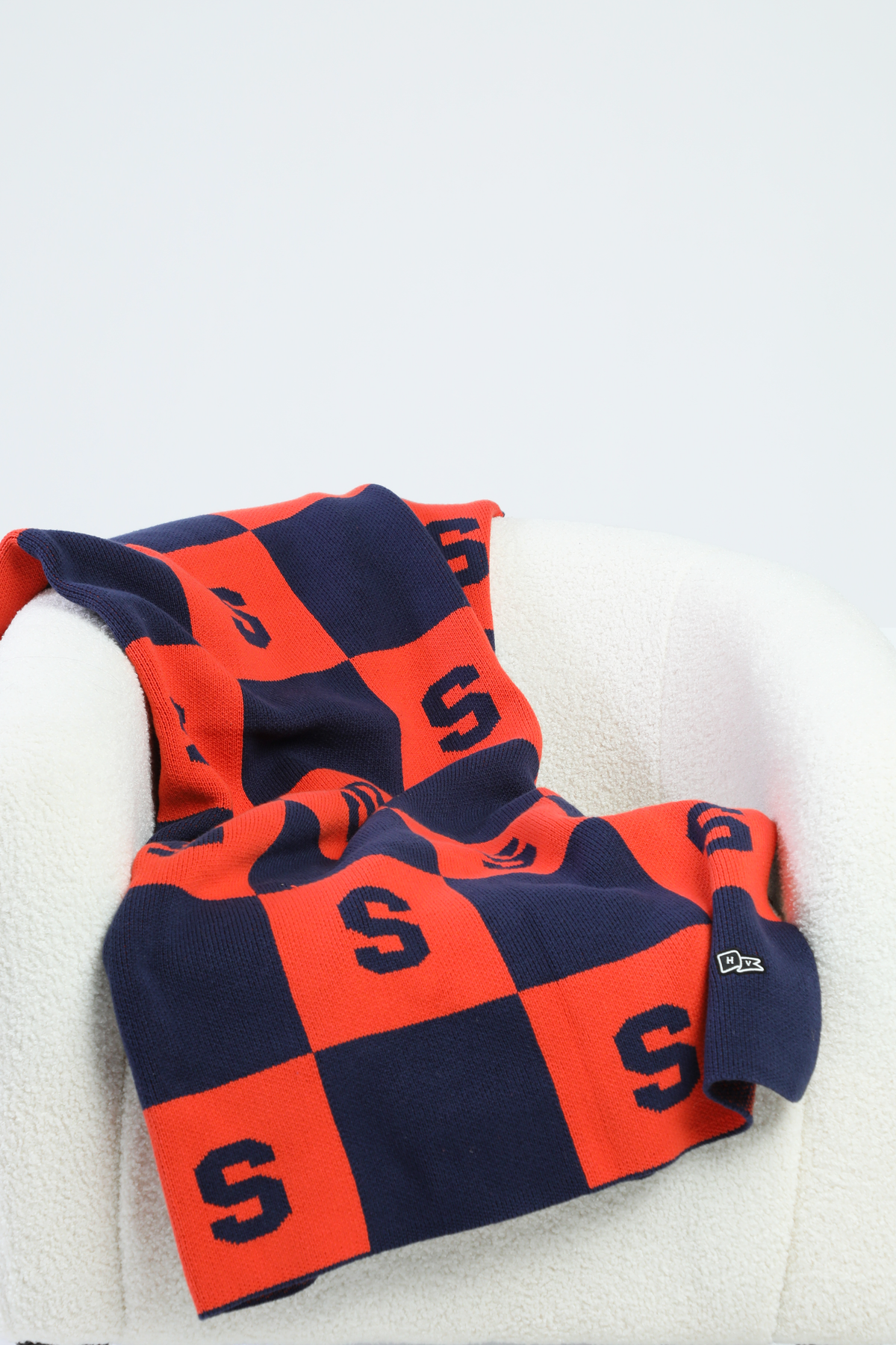 Syracuse University First Class Intarsia Blanket