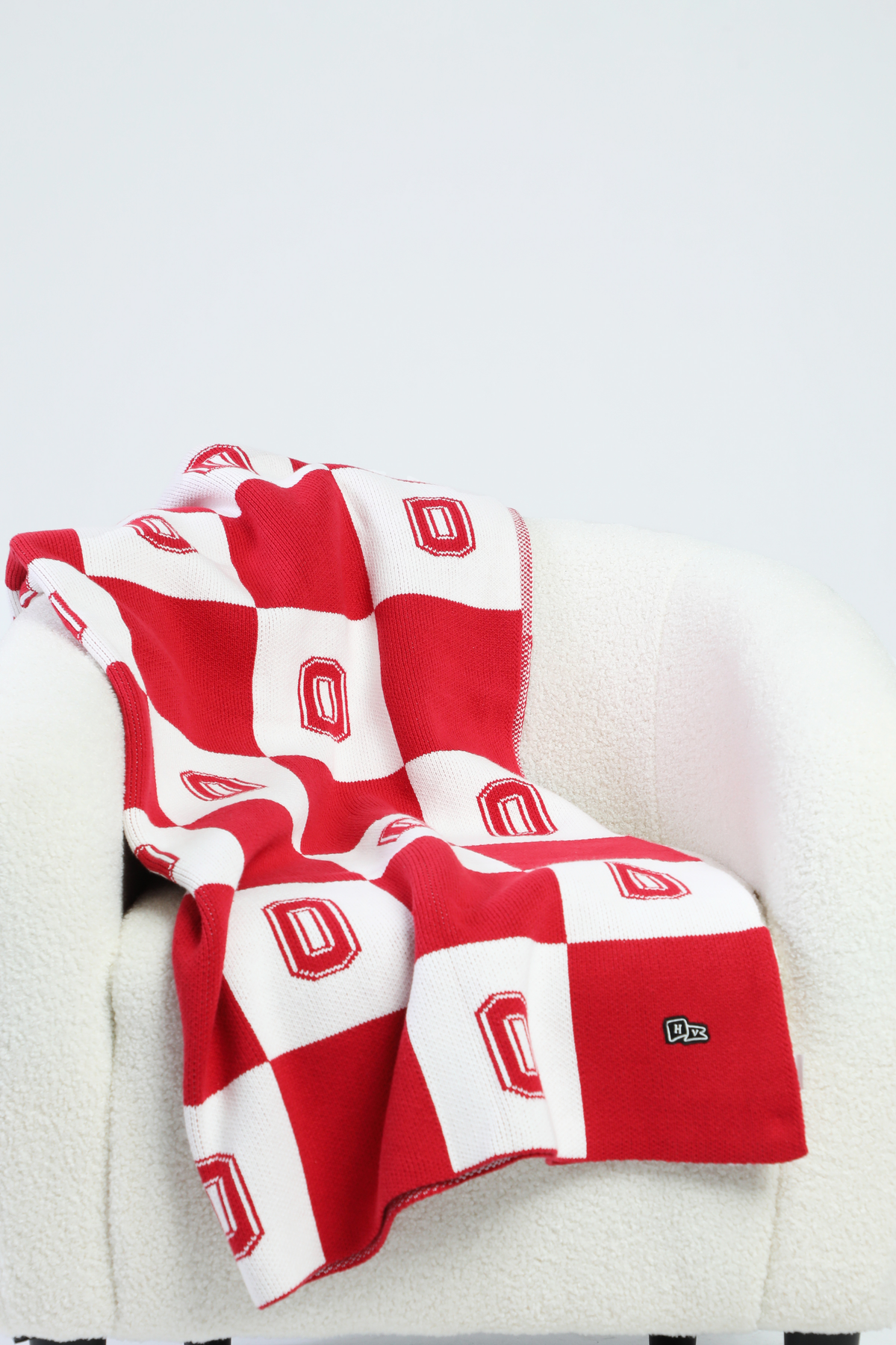 Ohio State University First Class Intarsia Blanket