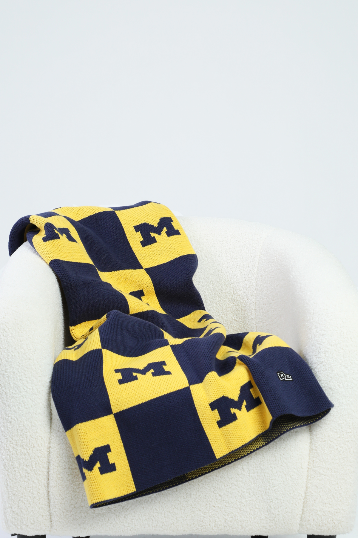 University of Michigan First Class Intarsia Blanket