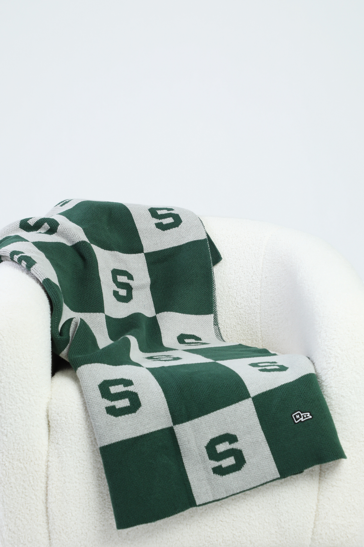 Michigan State First Class Intarsia Blanket