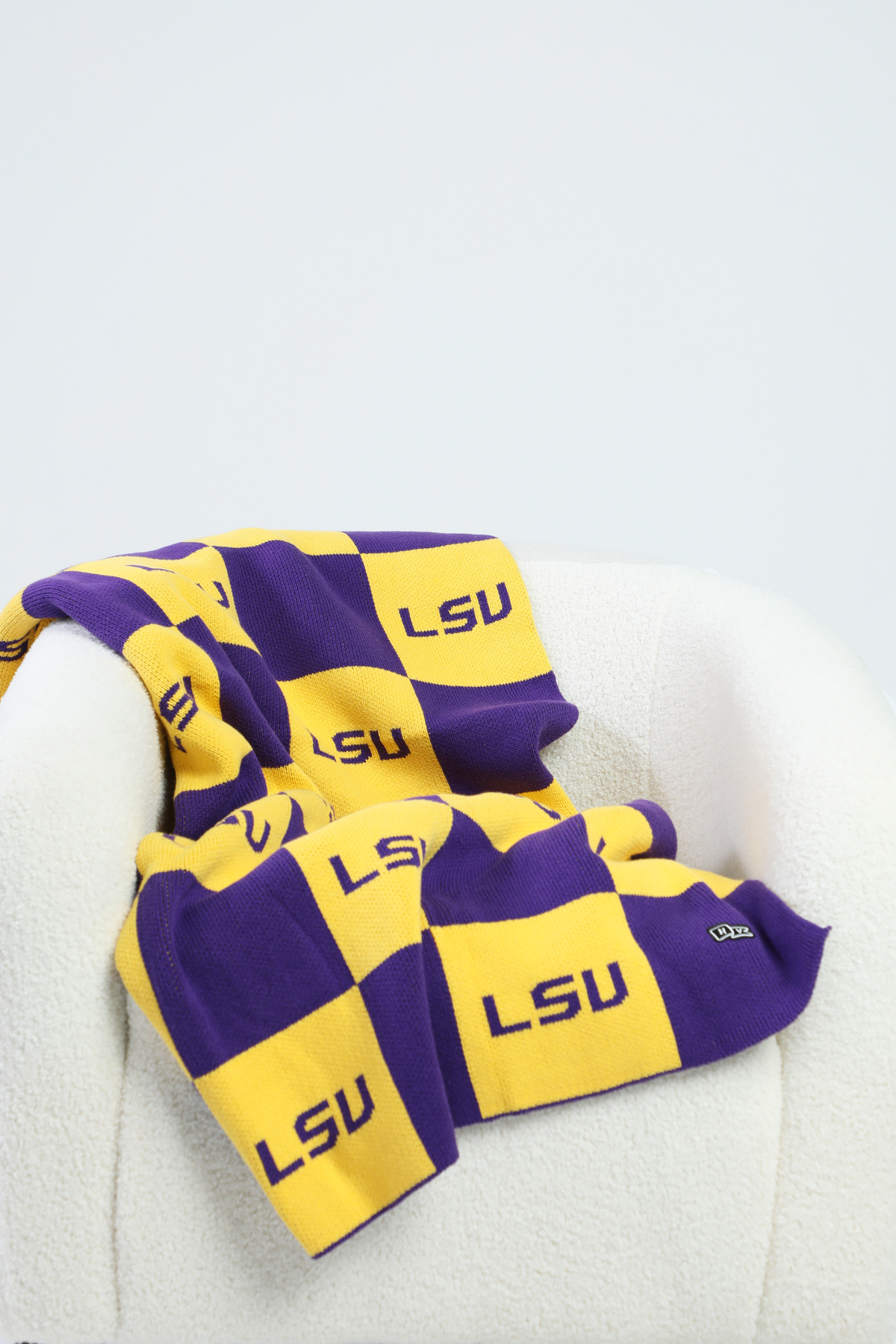 Louisiana State University First Class Intarsia Blanket