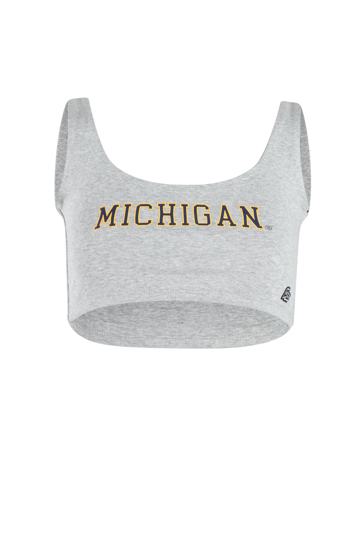 University of Michigan Scoop Neck Crop Top