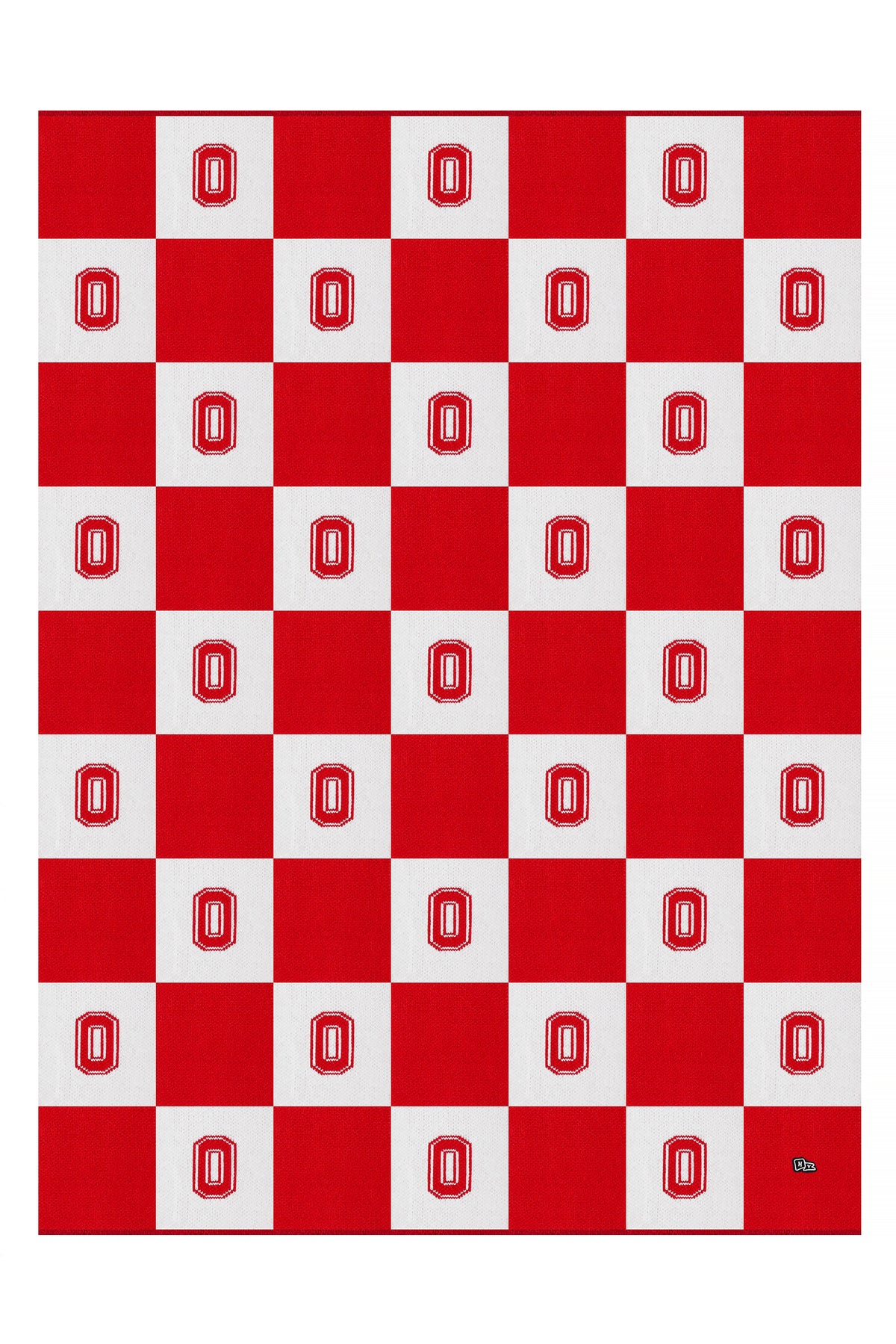 Ohio State University First Class Intarsia Blanket