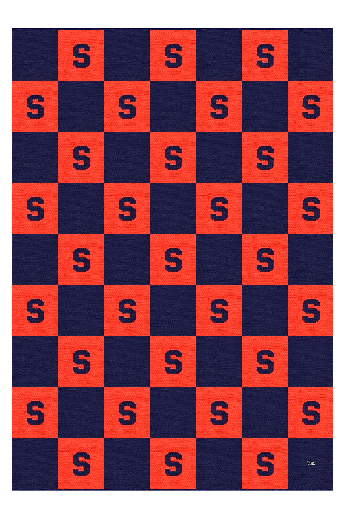 Syracuse University First Class Intarsia Blanket