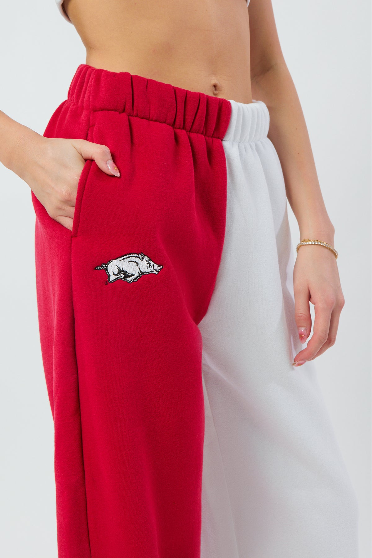 University of Arkansas Color-Block Sweats