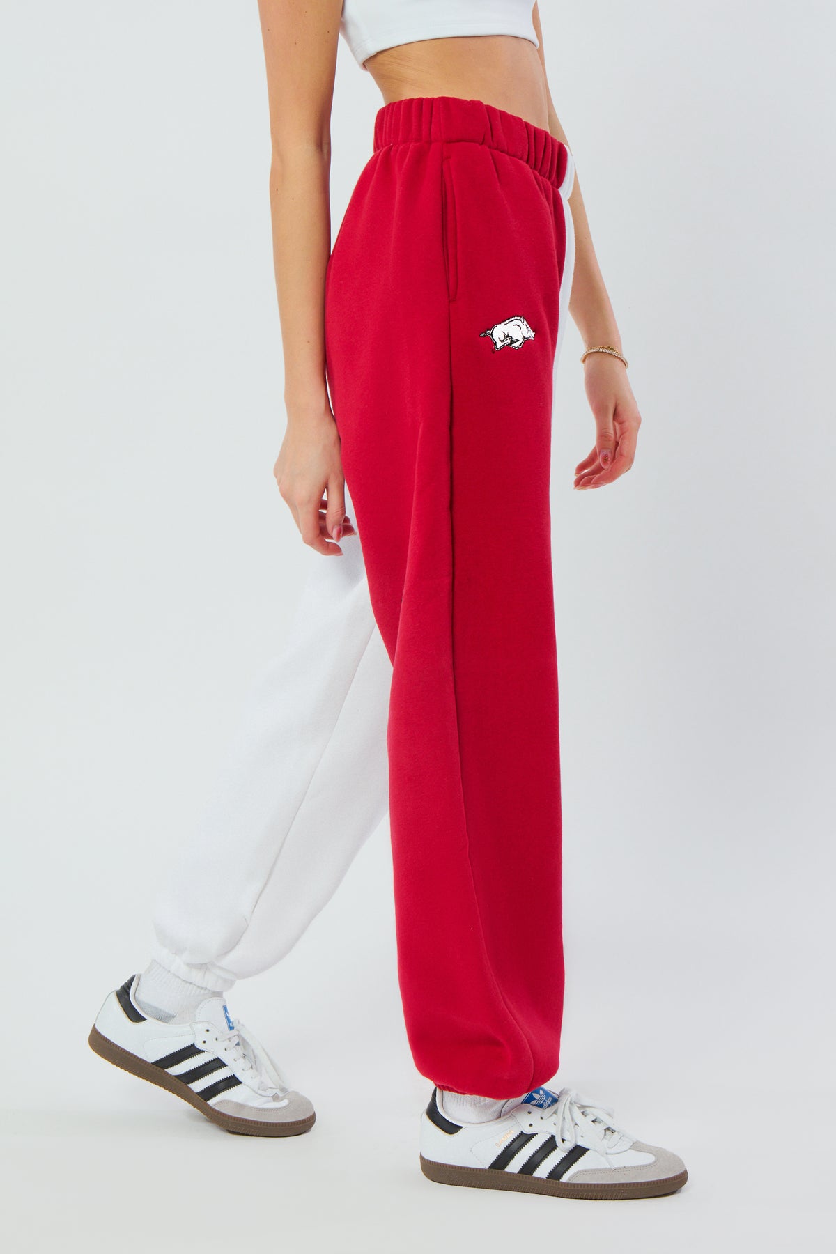 University of Arkansas Color-Block Sweats