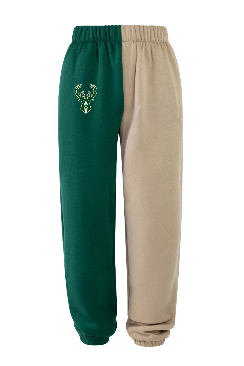 Milwaukee Bucks Color-Block Sweats