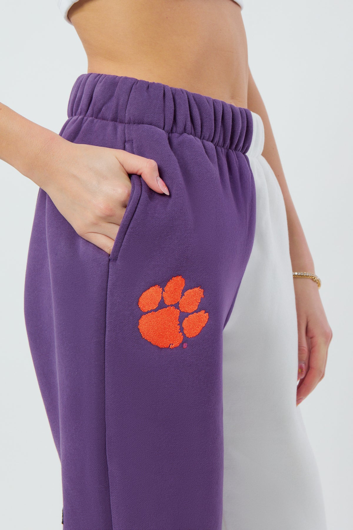 Clemson University Color-Block Sweats