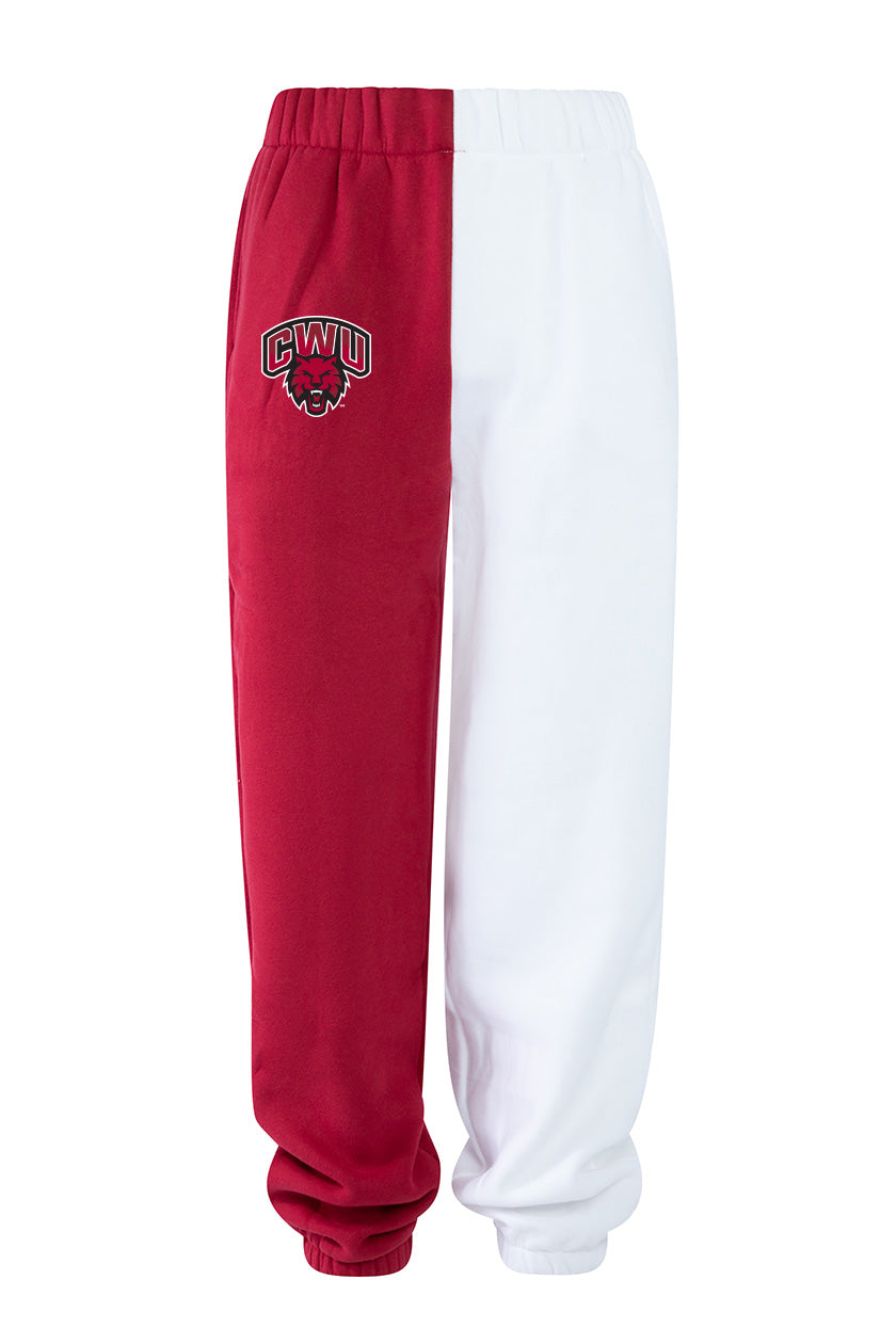 Central Washington University Color-Block Sweats