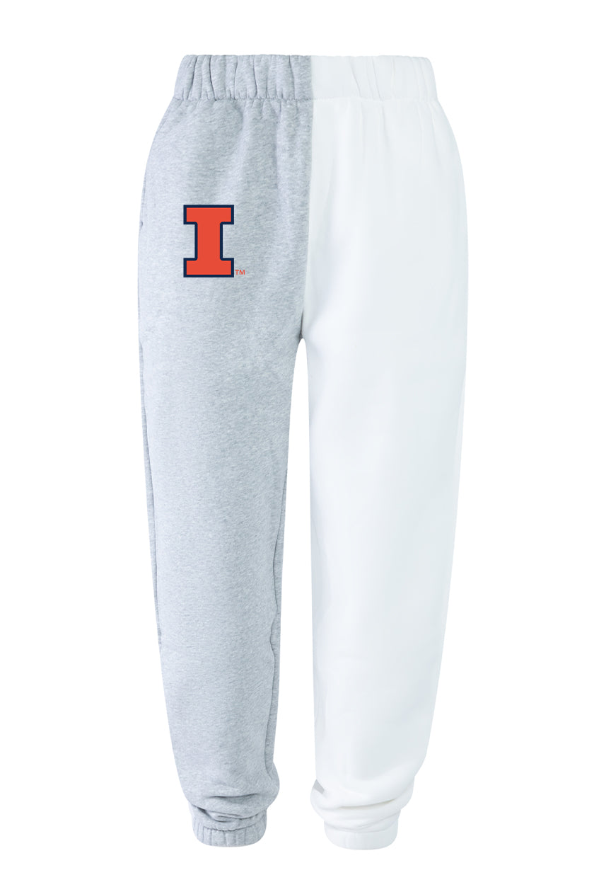 University of Illinois Color-Block Sweats