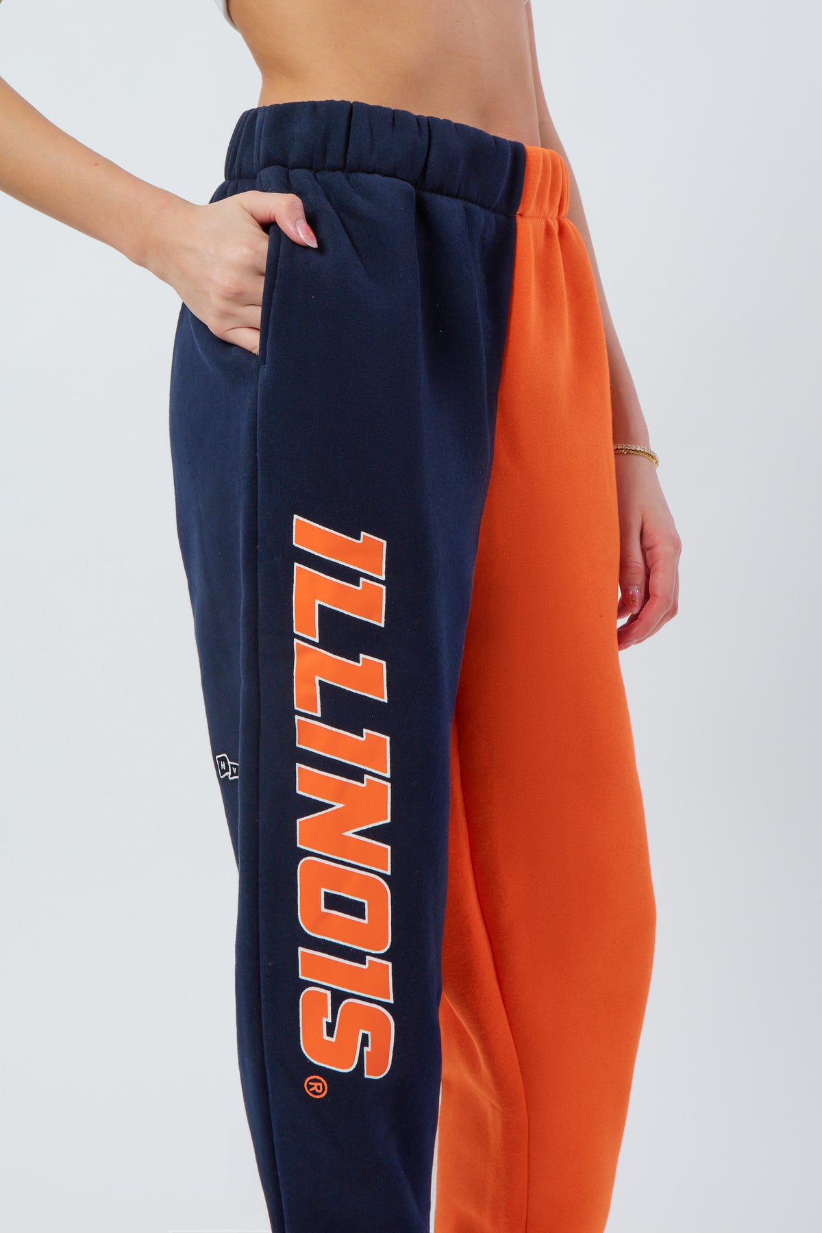 University of Illinois Color-Block Sweats