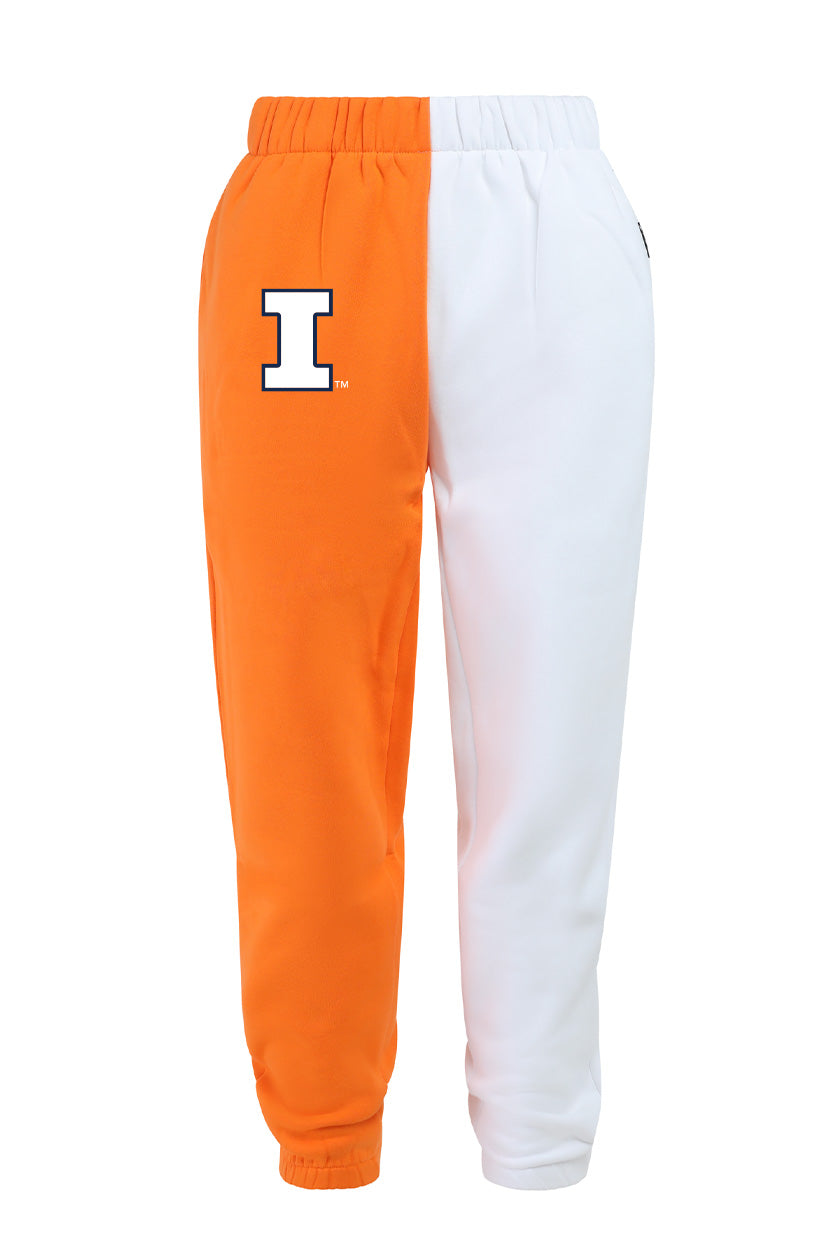 University of Illinois Color-Block Sweats