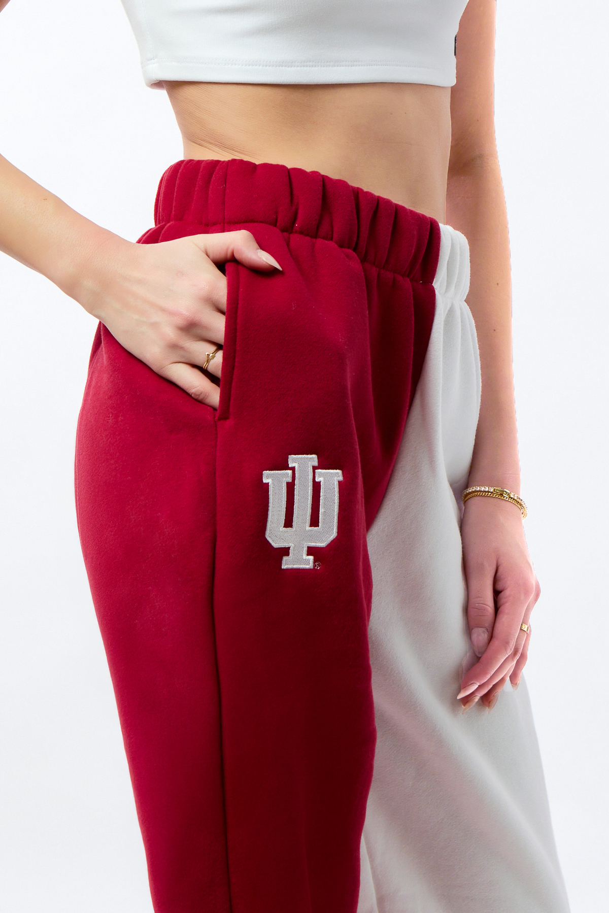 Indiana University Color-Block Sweats