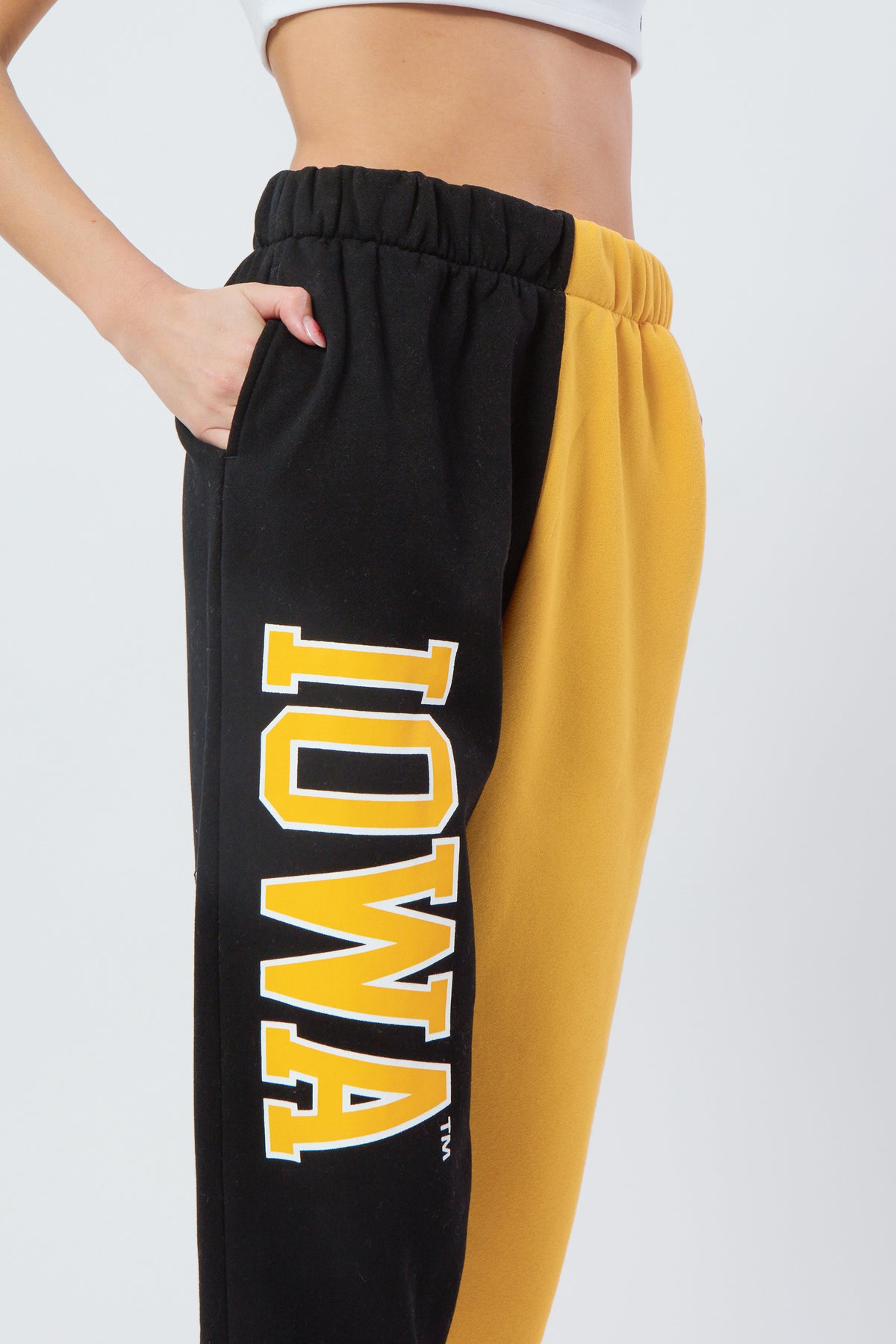 University of Iowa Color-Block Sweats