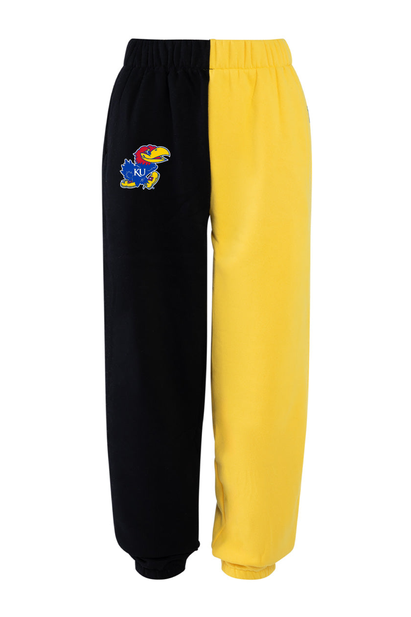 University of Kansas Color-Block Sweats