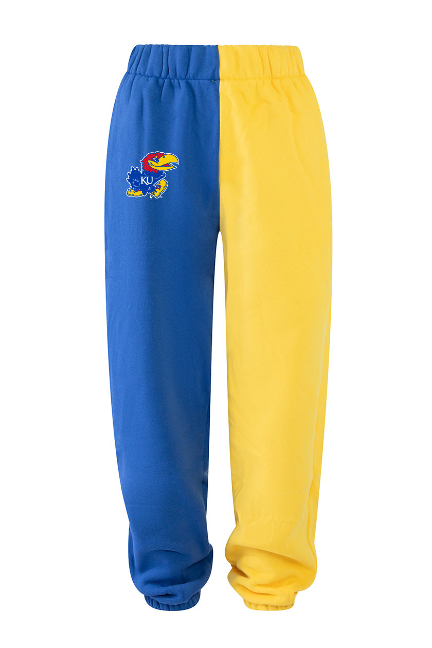 University of Kansas Color-Block Sweats