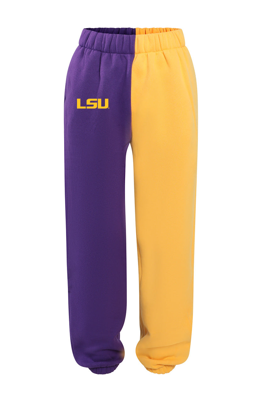 LSU Color-Block Sweats