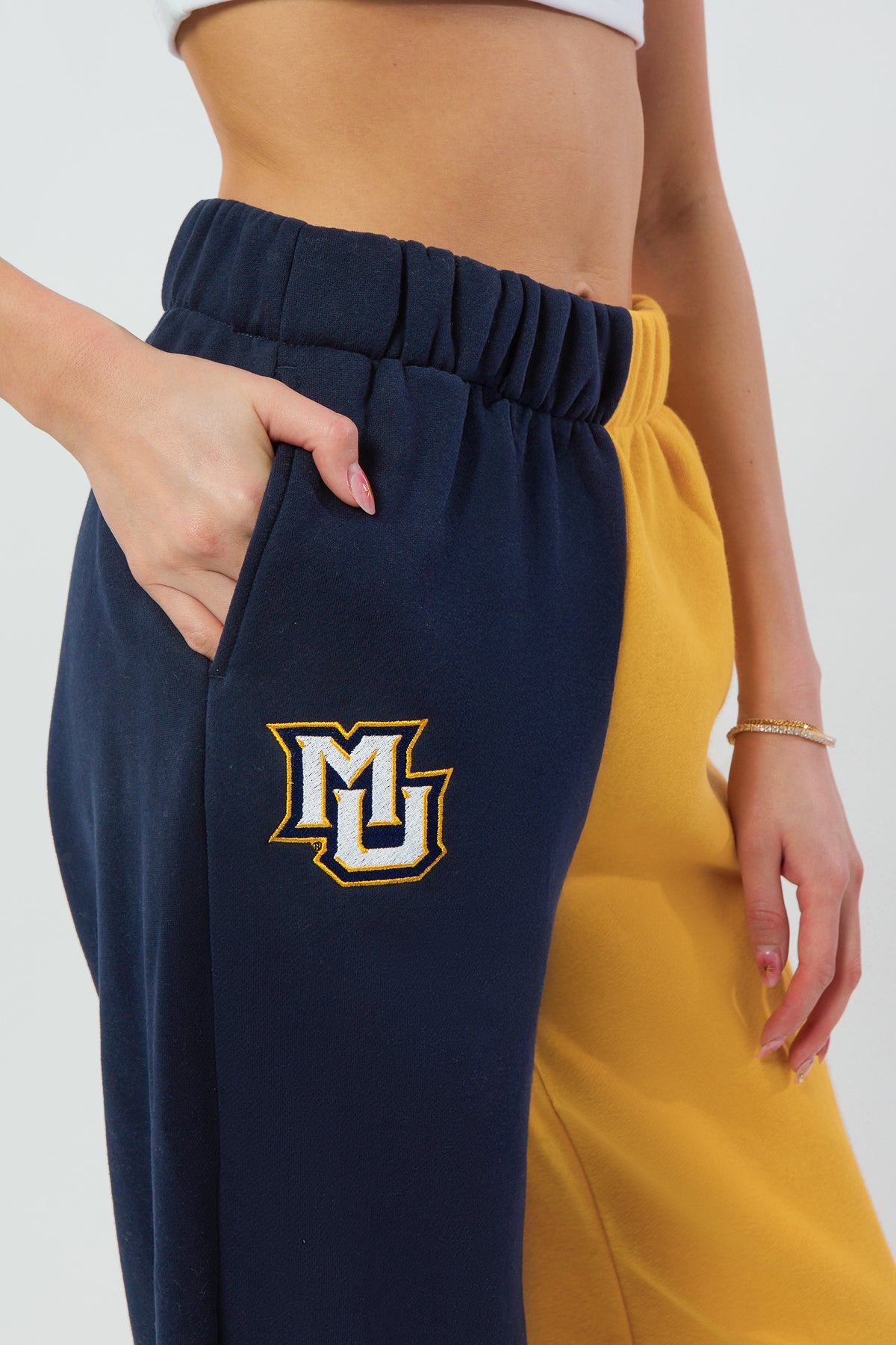 Marquette Color-Block Sweats