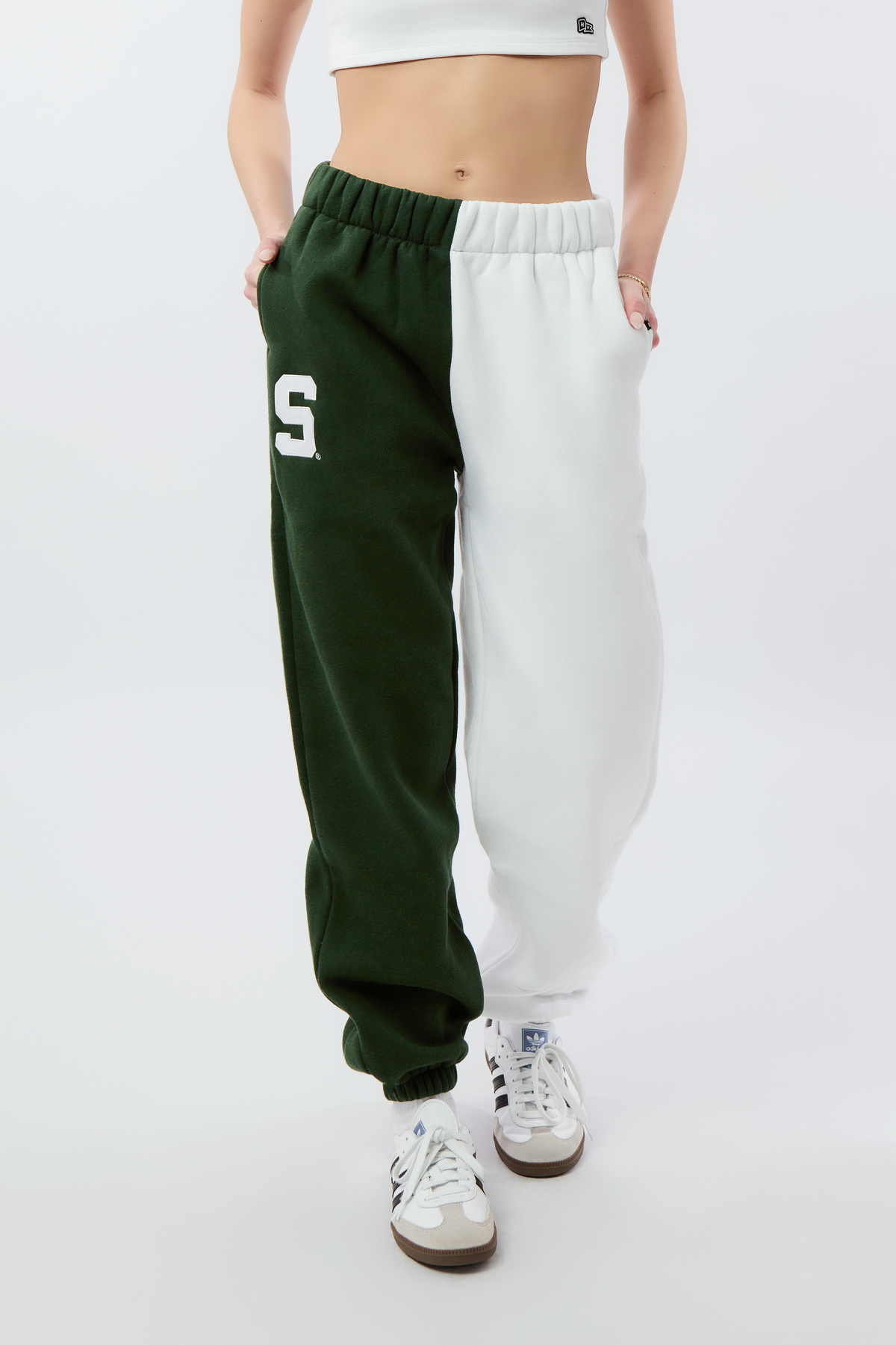 Michigan State Color-Block Sweats