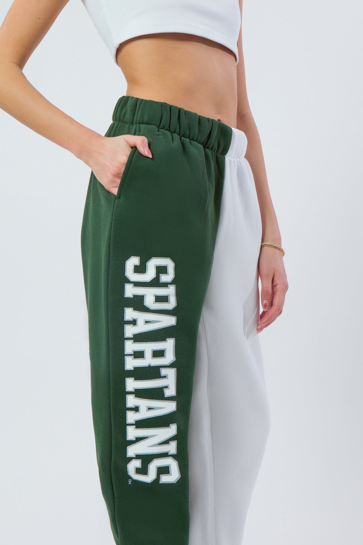 Michigan State University Color-Block Sweats