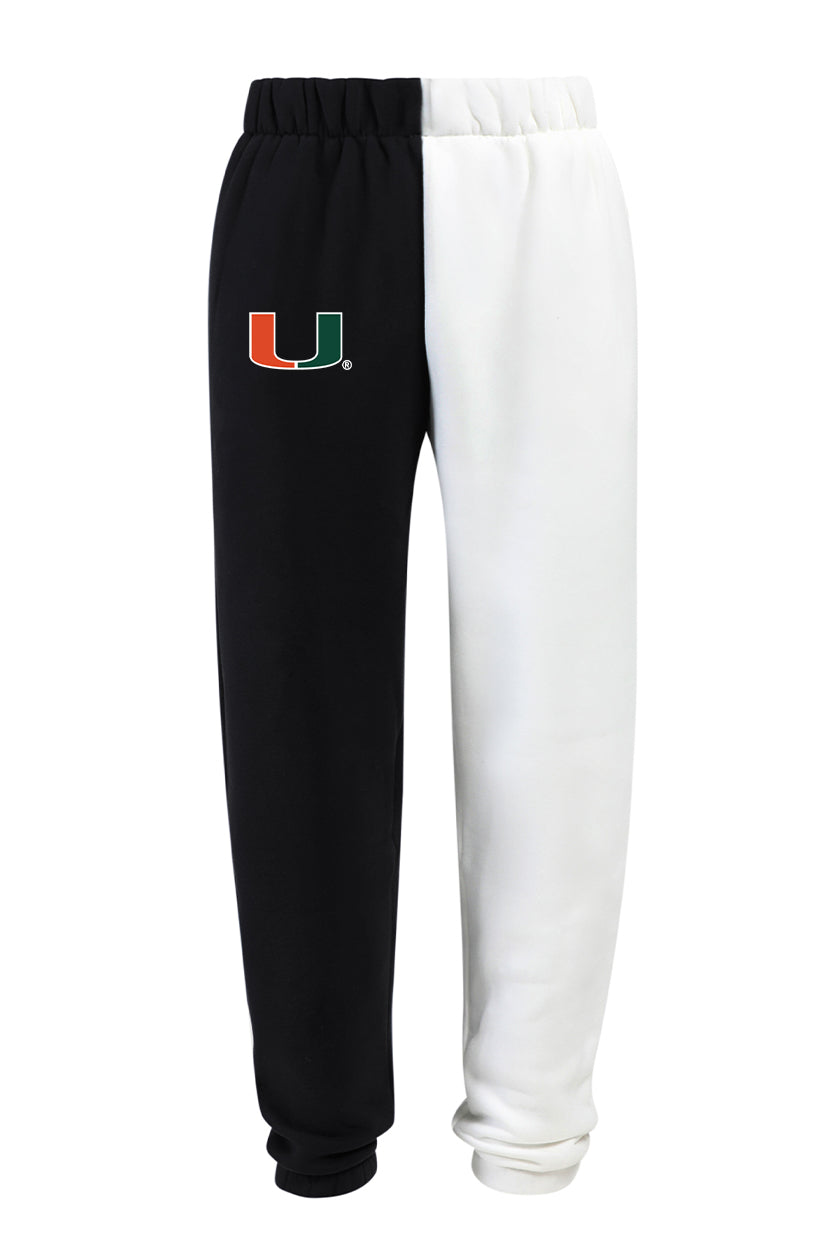 University of Miami Color-Block Sweats