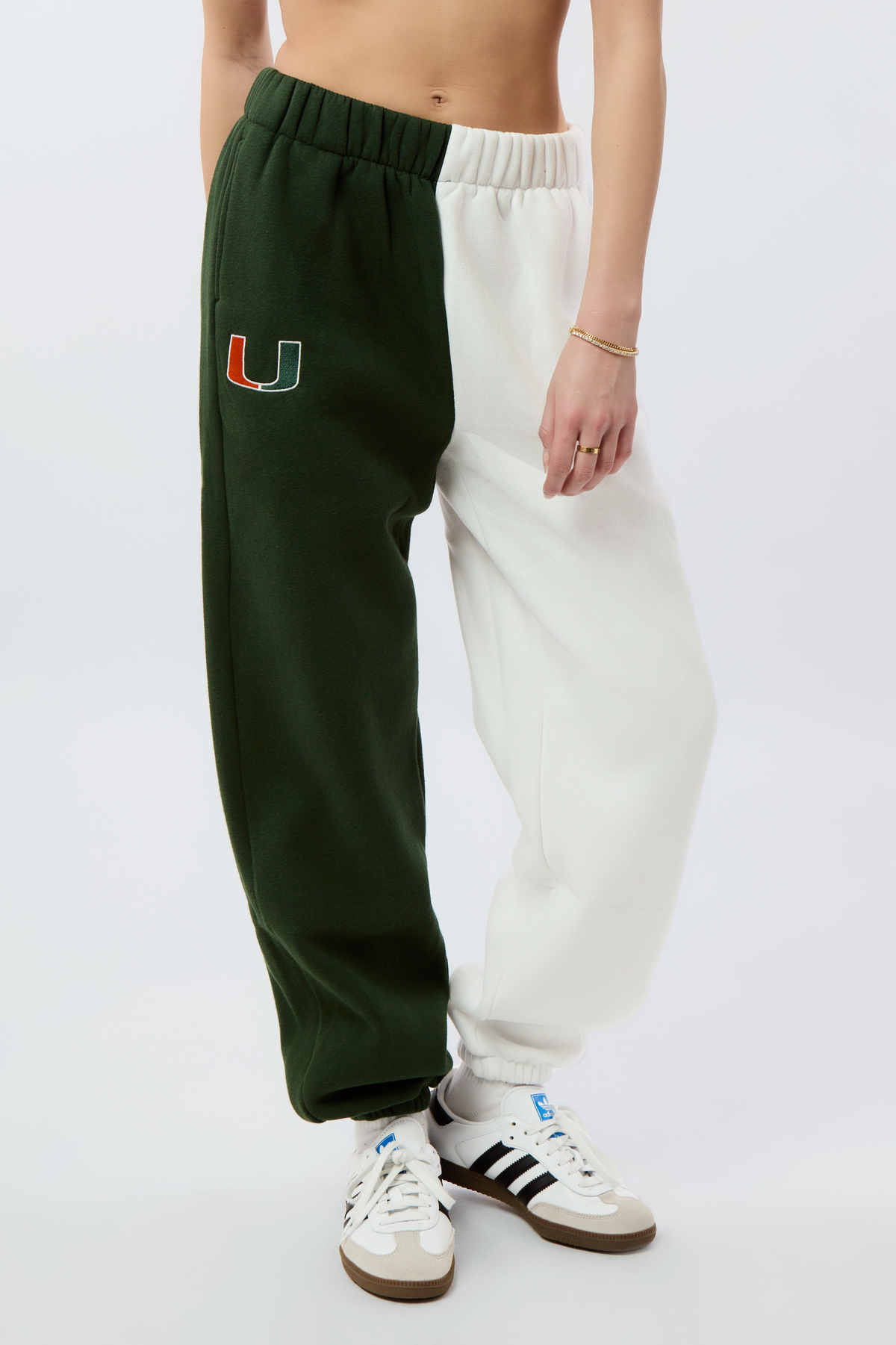 University of Miami Color-Block Sweats