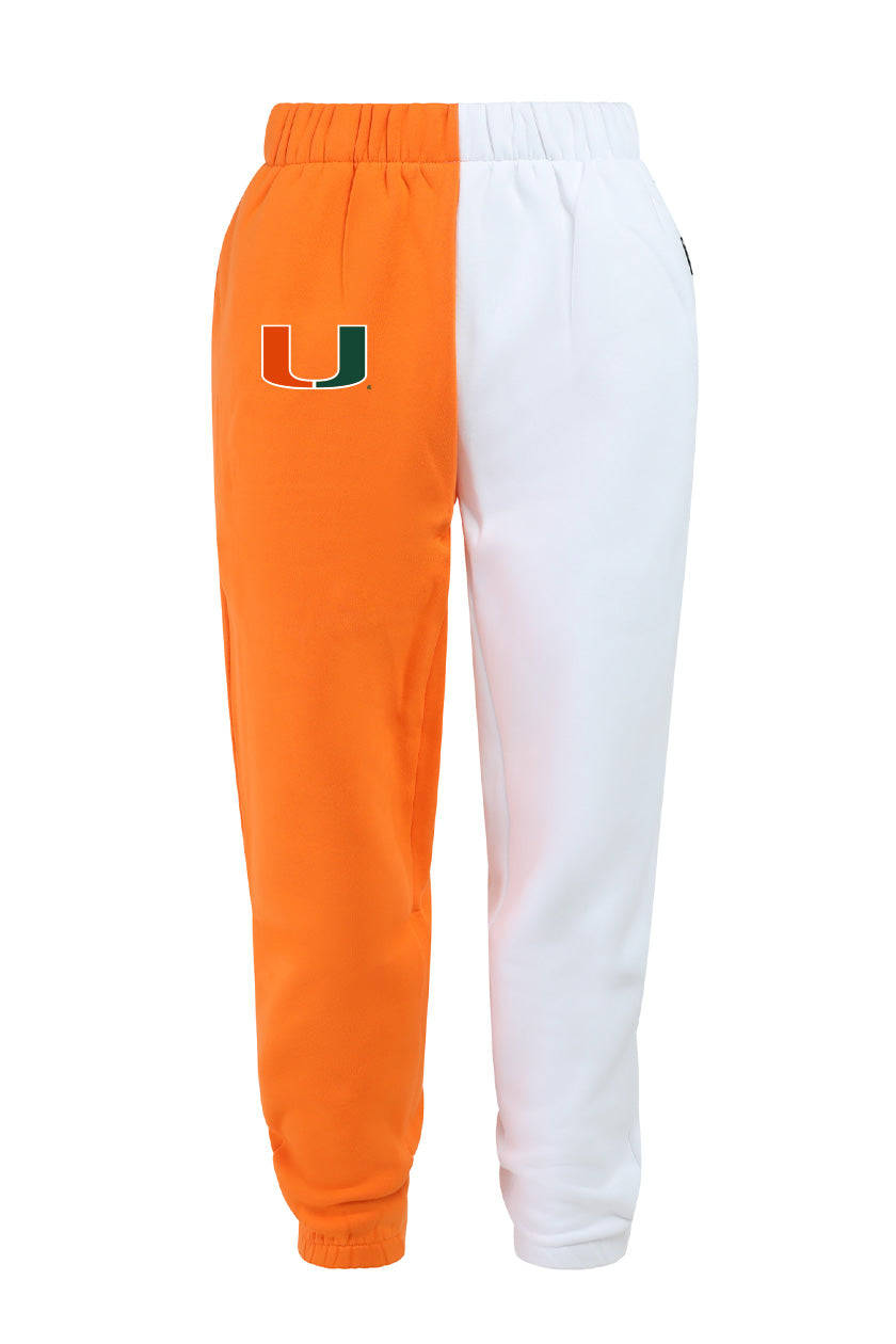 University of Miami Color-Block Sweats