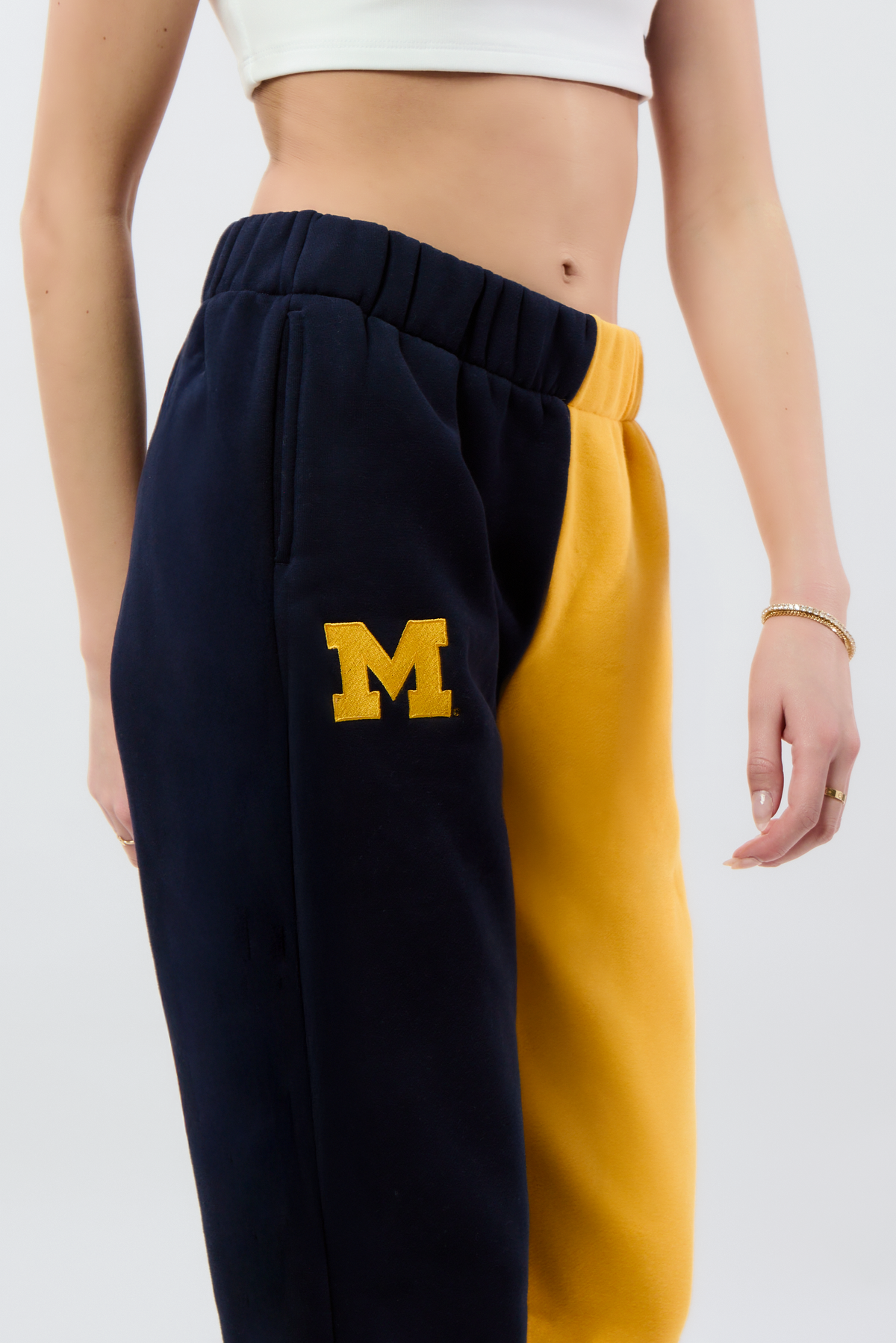 University of Michigan Color-Block Sweats