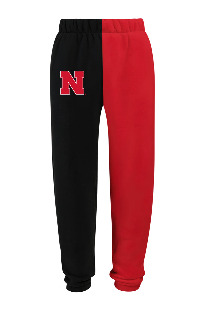 University of Nebraska Color-Block Sweats