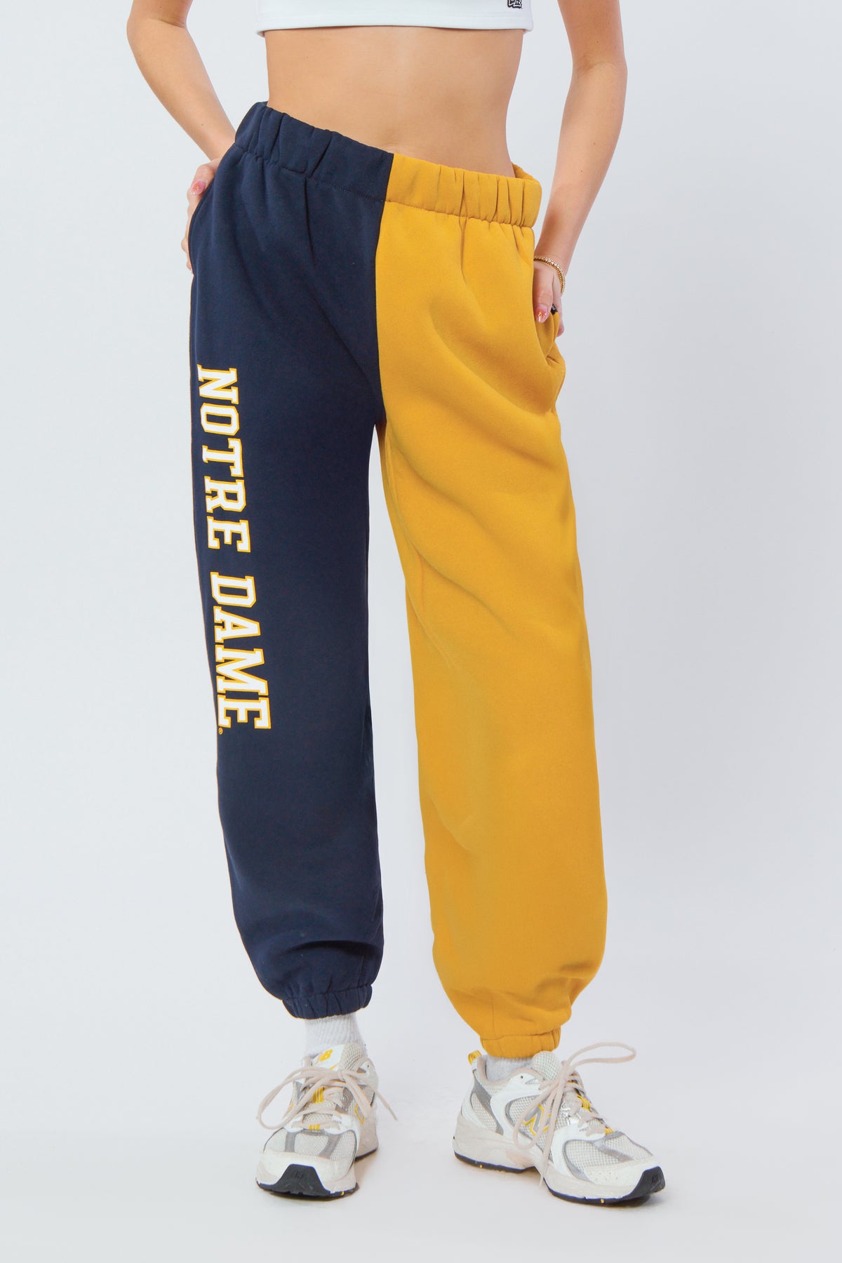 Notre Dame Color-Block Sweats