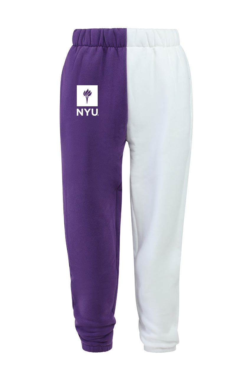 NYU Color-Block Sweats