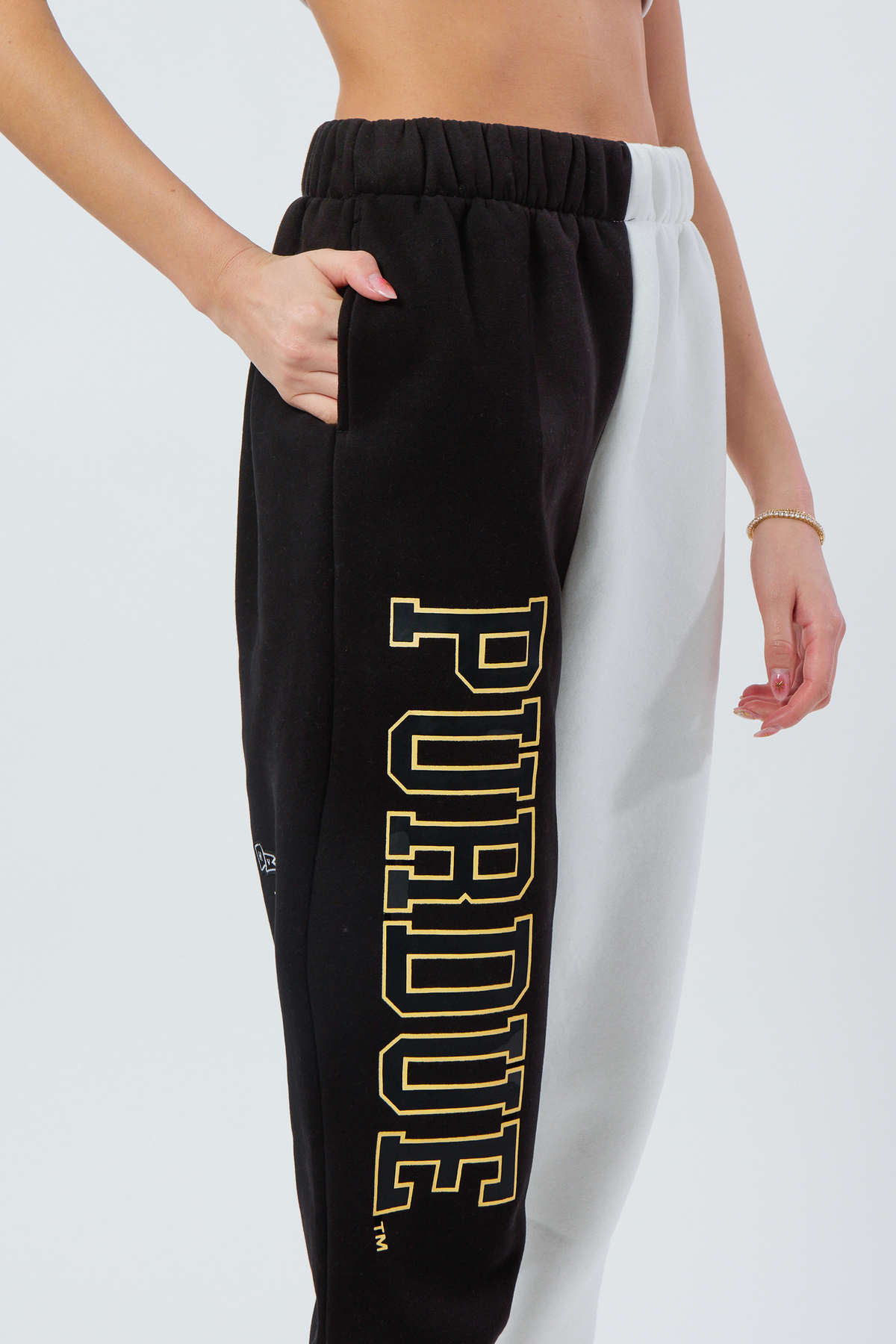 Purdue University Color-Block Sweats