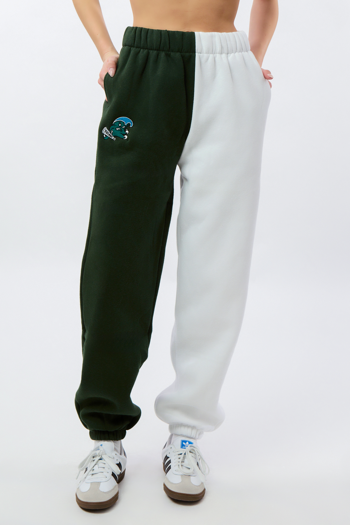 Tulane Color-Block Sweats