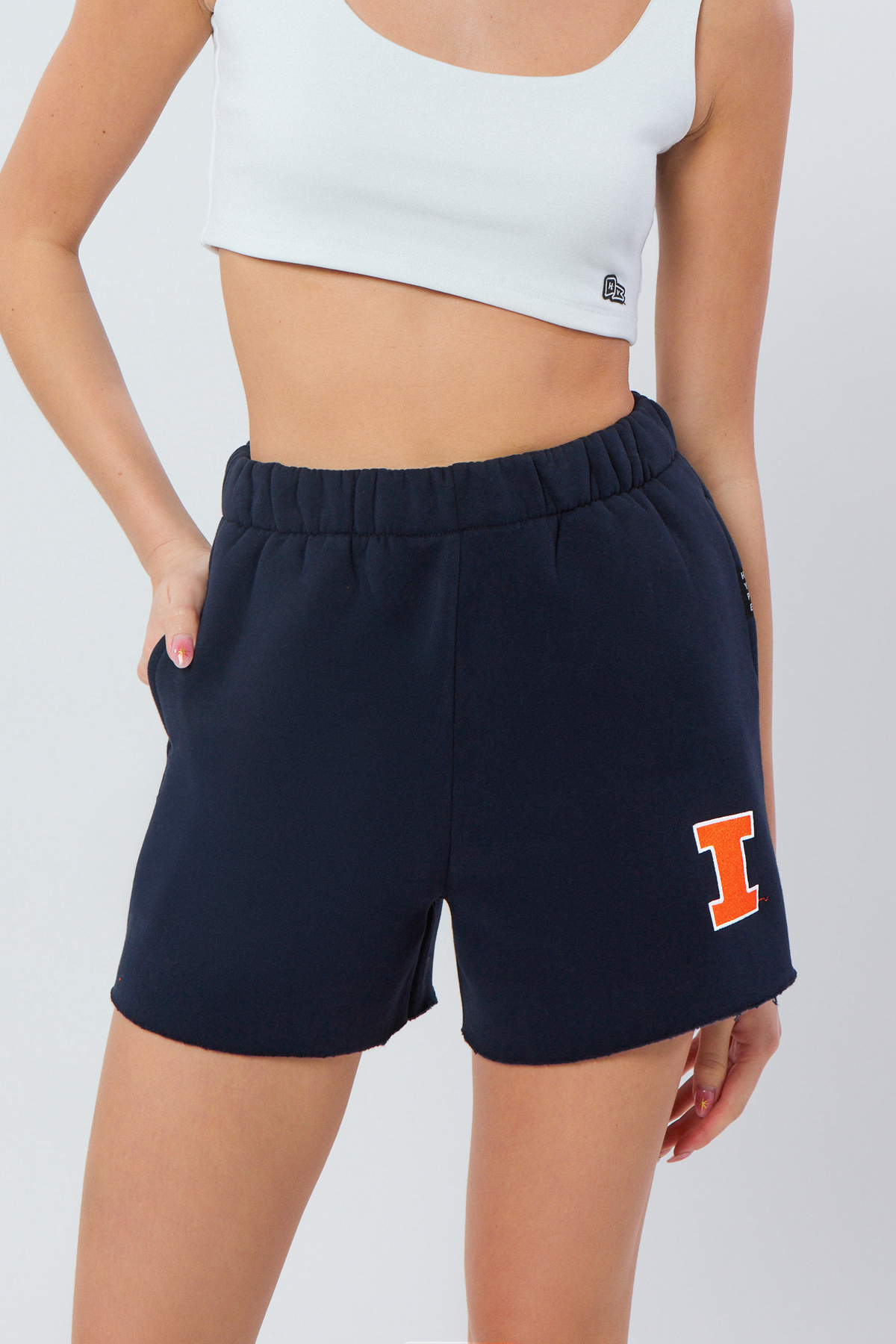 University of Illinois Cut Off Sweatshorts