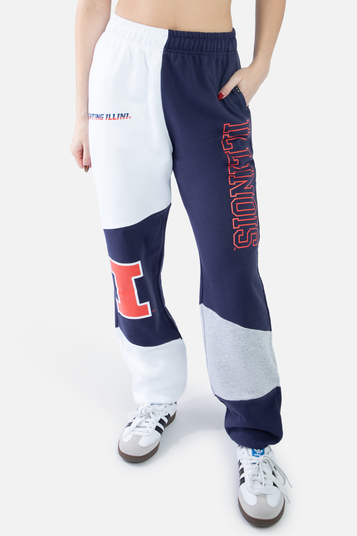 University of Illinois Patched Pants