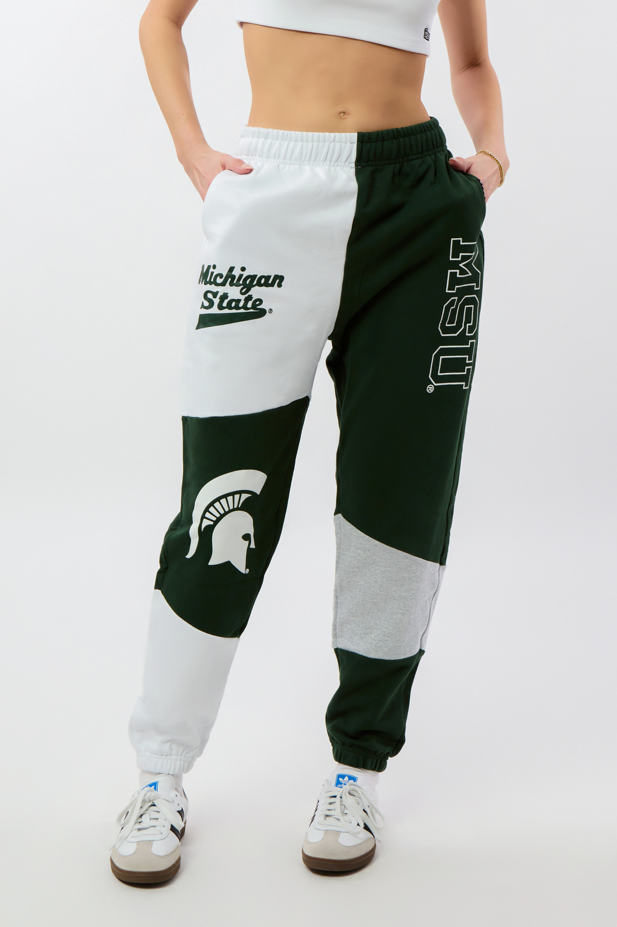 Michigan State Patched Pants