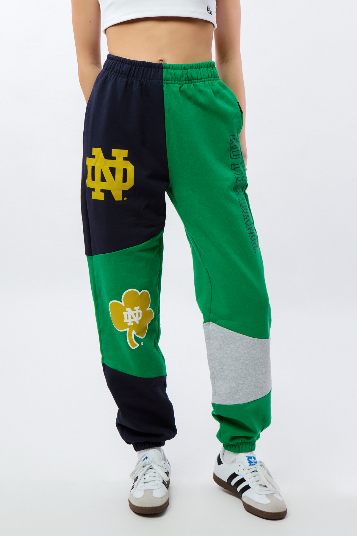 Notre Dame Patched Pants