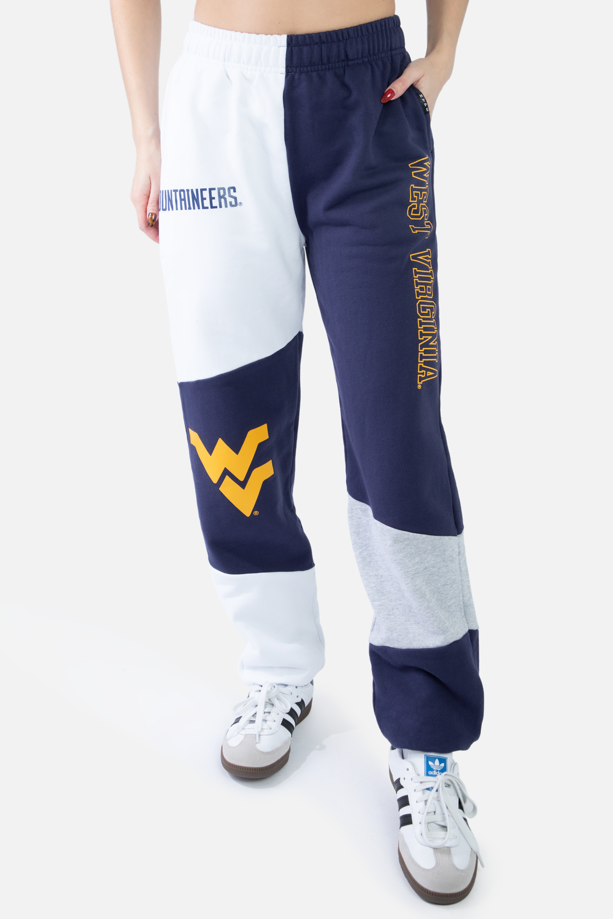 West Virginia University Patched Pants