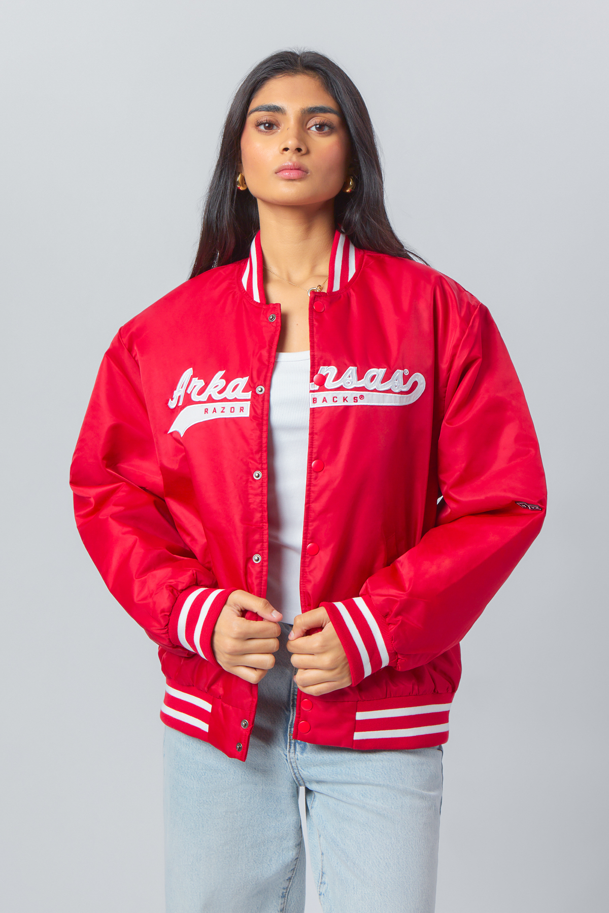 Arkansas A-Game Varsity Jacket