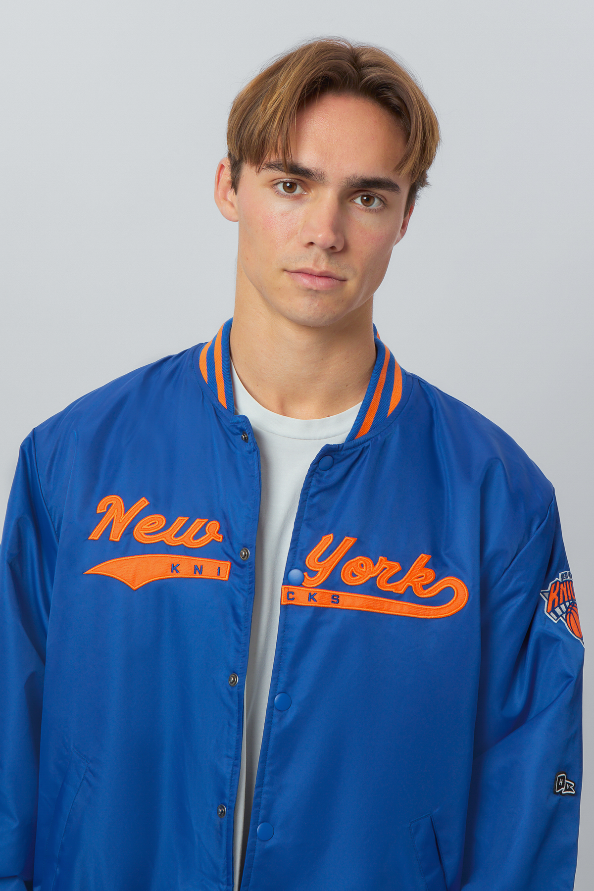 New York Knicks A-Game Varsity Jacket