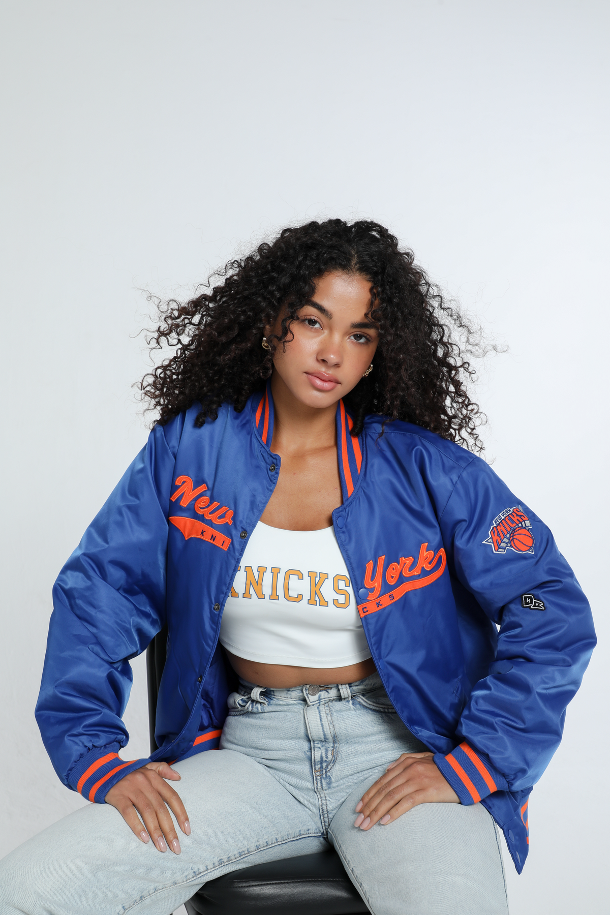 New York Knicks A-Game Varsity Jacket