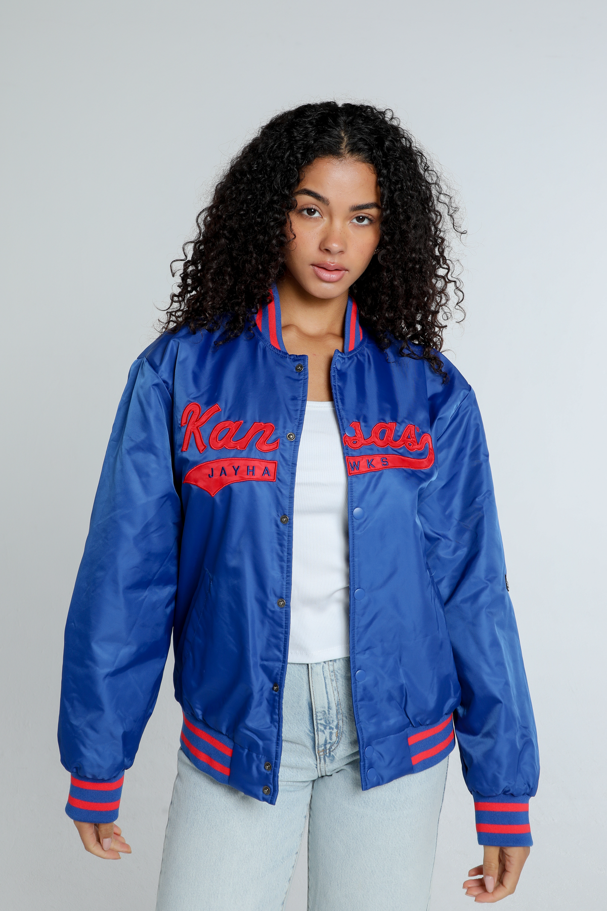 University of Kansas A-Game Varsity Jacket