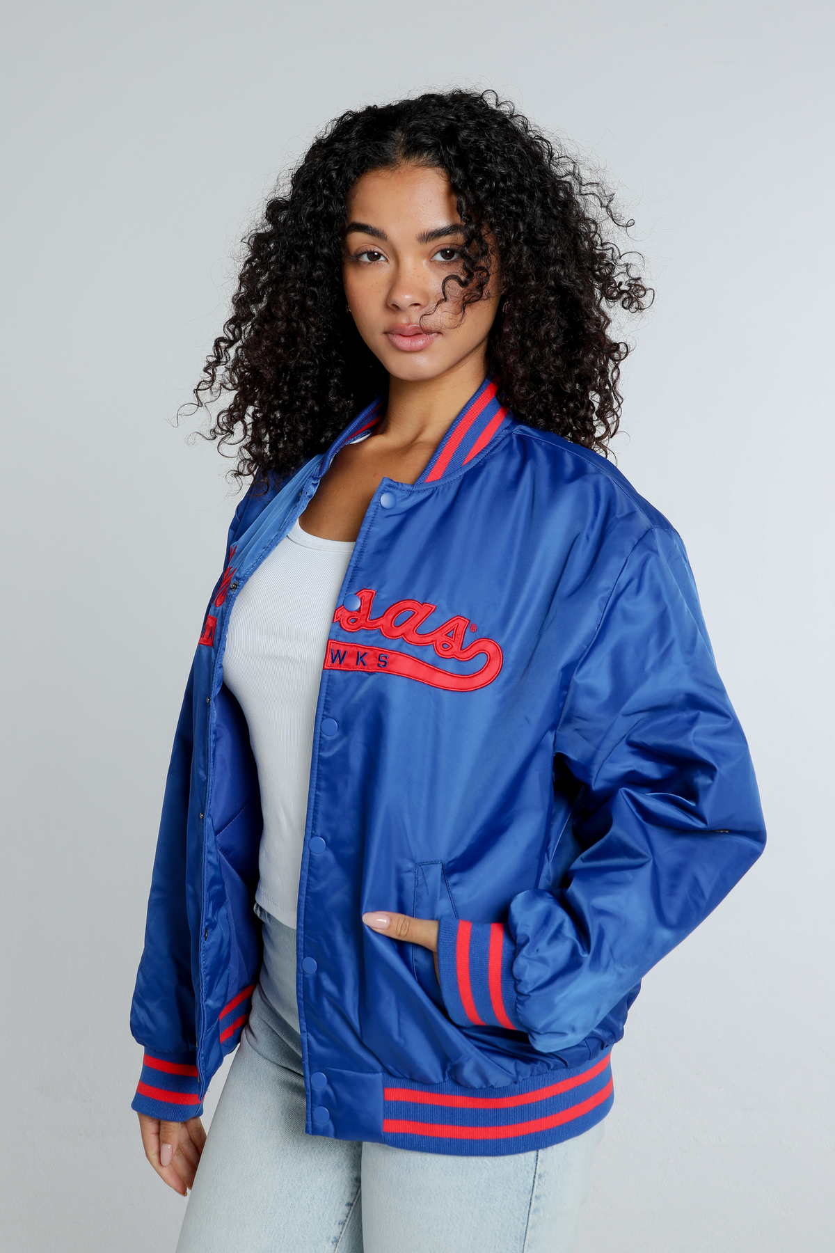 University of Kansas A-Game Varsity Jacket