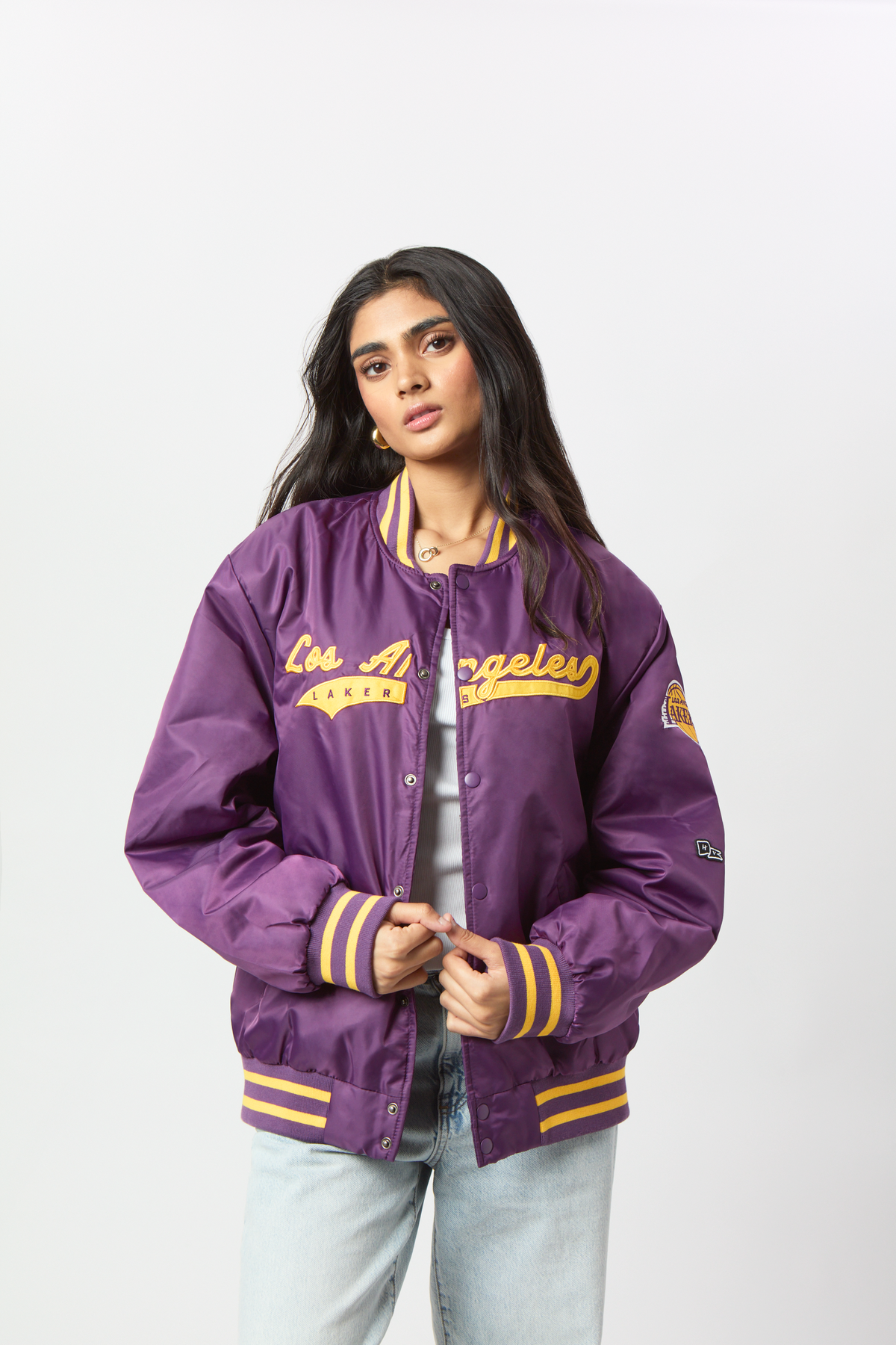 Los Angeles Lakers A-Game Varsity Jacket