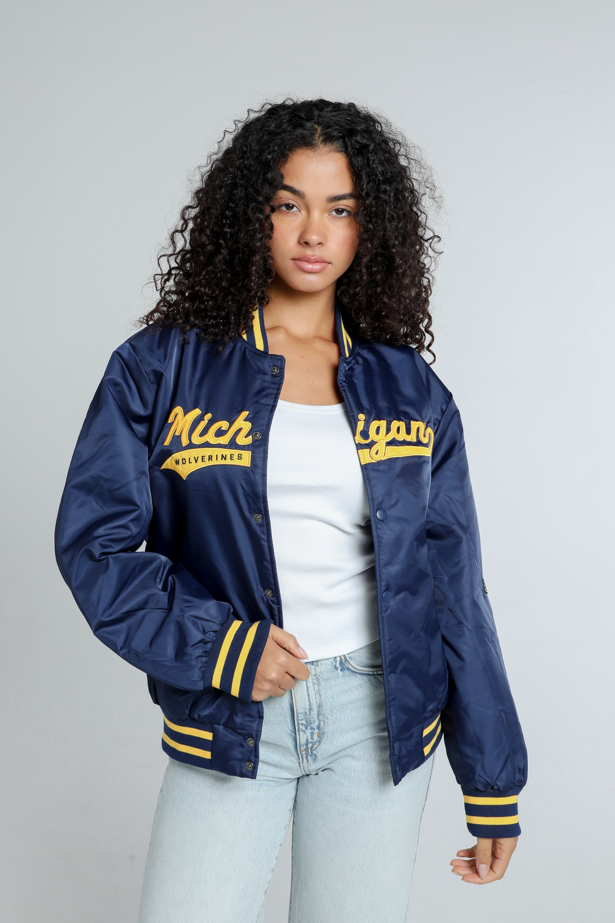 University of Michigan A-Game Varsity Jacket