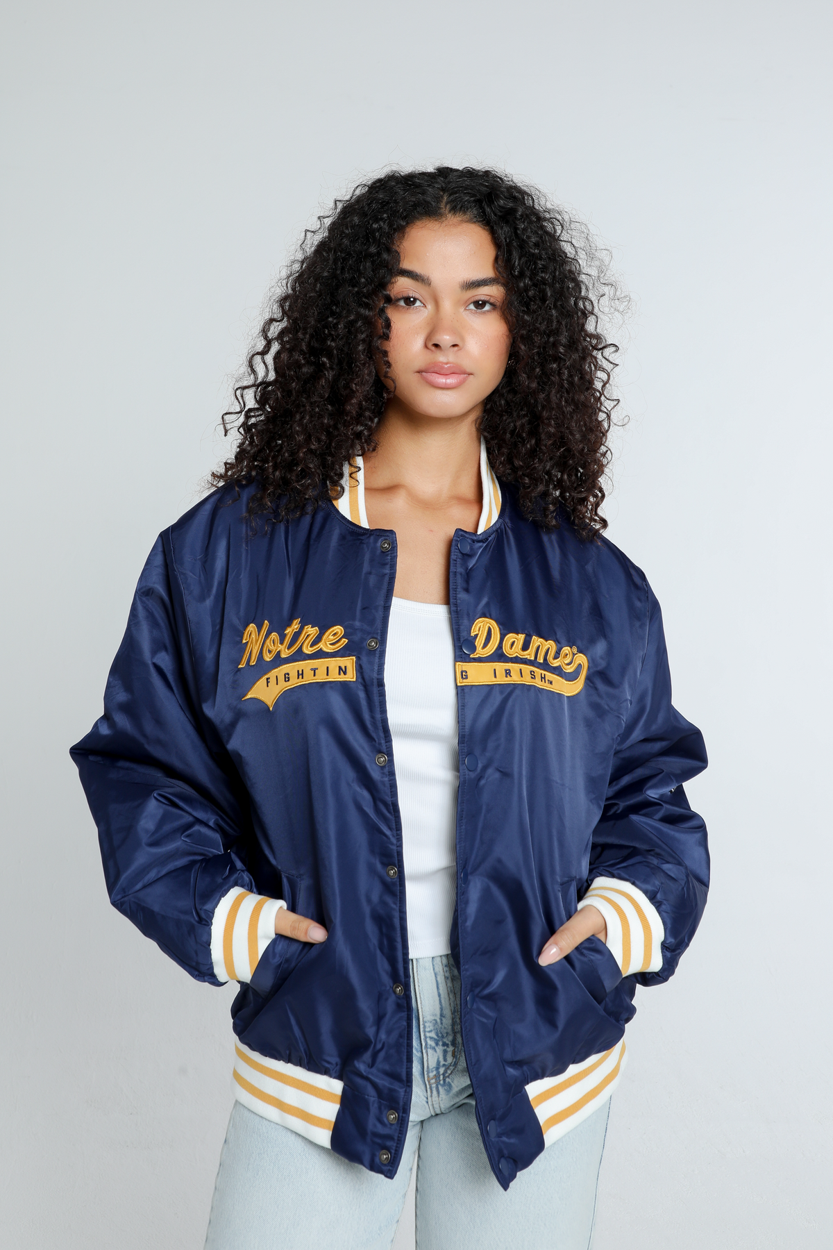 Notre Dame A-Game Varsity Jacket